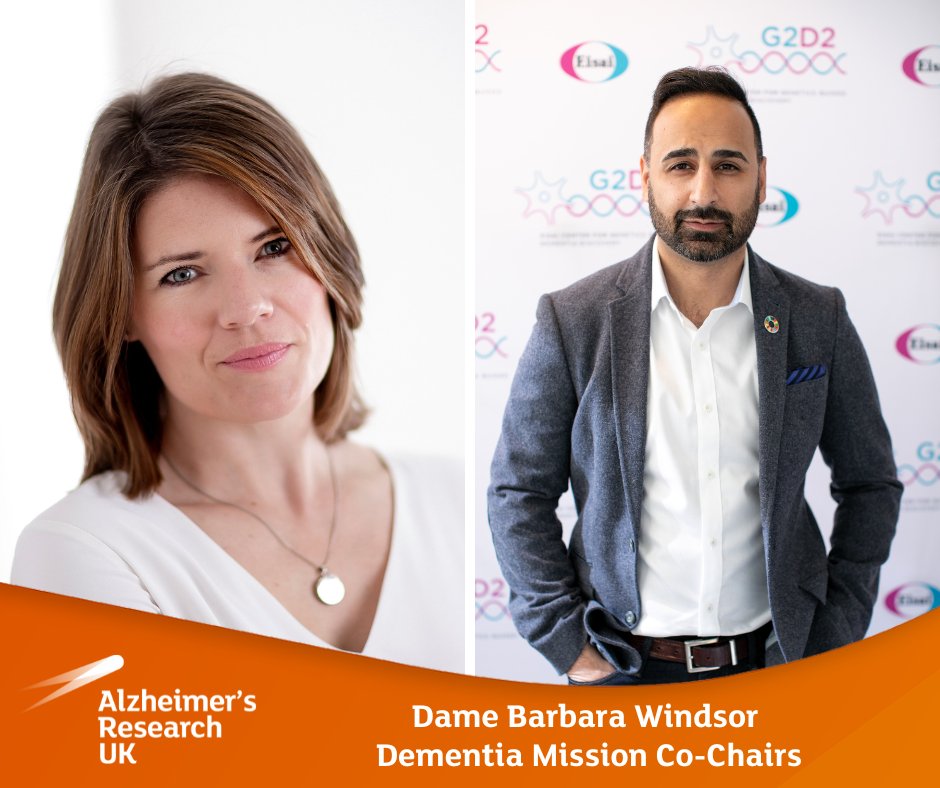 Congratulations to Hilary Evans @HilaryAlzUK who has today been appointed Co-Chair of the Dame Barbara Windsor Dementia Mission, alongside alongside @EisaiUS's Prof Nadeem Sarwar 👏

Find out more below 👇 