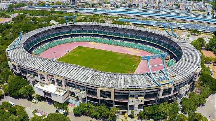 Hussainov1ch's tweet photo. Back 2 Back Good news for Football Infrastructural Development in Tamil Nadu! 

As per the newly released Budget, 25 Crs will be invested in refurbishing the Iconic JLN Stadium in Chennai.

This will make the stadium on par with global standards! 

#TNBudget2023 #ISL #IndFootball https://t.co/y6PDd9fz7m