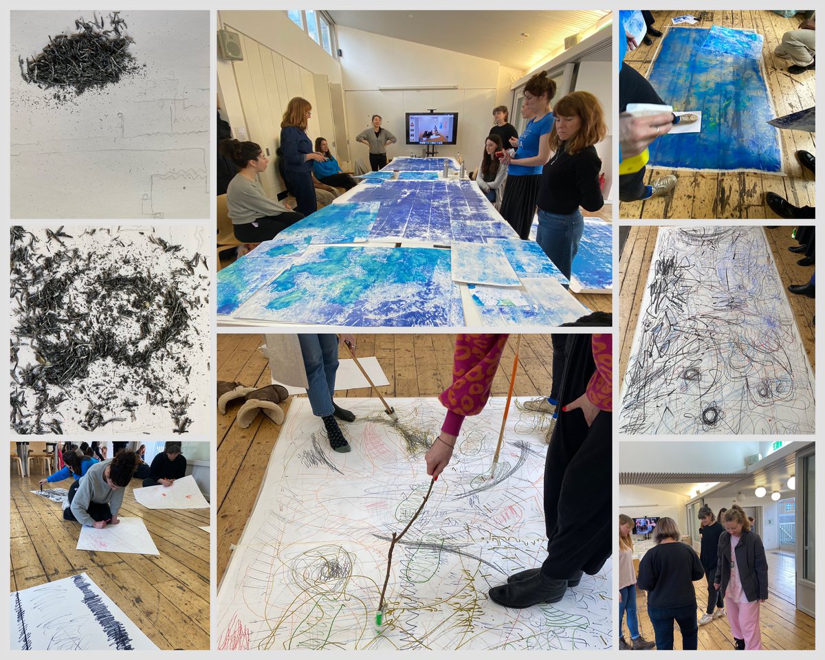 THATnetworkLDN's tweet photo. Thank you Kirsty Lowry @_TheWhitechapel
Painting CPD with
Artists Sarah Kate Wilson and Bettina Fung who introduced us to ways of working responding to their practice&ideas within current exhibition - Action, Gesture, Paint - @THAMES_music #automatism #abstractart #create #artcpd https://t.co/klfPmk9NFS