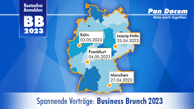 PanDacomAG's tweet photo. Business Brunch 2023!
Highlights aus den Bereichen Datenkommunikation, Cybersecurity, künstliche Intelligenz und Netzwerke der Zukunft warten auf Sie!
Besuchen Sie uns:
25.04. - Leipzig-Halle,
27.04. - München,
03.05. - Köln 
04.05. - Frankfurt.
Anmeldung: https://t.co/dzqCpOZTTQ https://t.co/dMqmjiYEK4