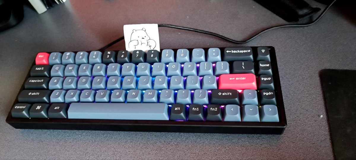 dekaDev_'s tweet image. Finally replaced my old keyboard, arrived this morning!
#keychon