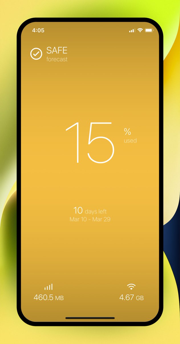 XVisionNow's tweet image. Yellow is the new Black 💛 Update your DataMan &amp;gt; Theme &amp;gt; Colors #iPhone14 apps.apple.com/us/app/dataman…