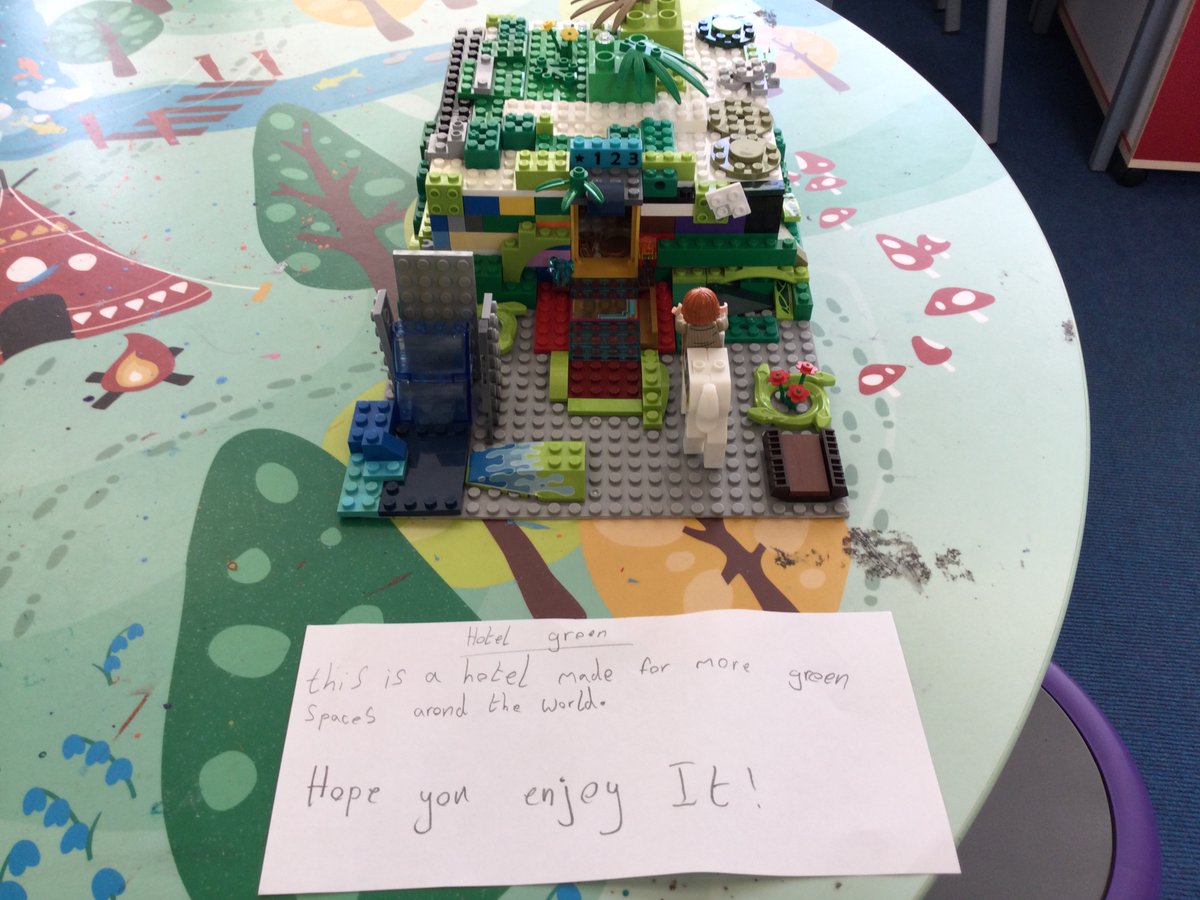 Innerwickprim's tweet photo. P6/7 participated in the @comicrelief Lego challenge. We had some fantastic ideas to solve problems or to make someone happy. Ranging from litter picking boats, happy cafes and even more eco friendly cars! https://t.co/lo7JpBkp5M