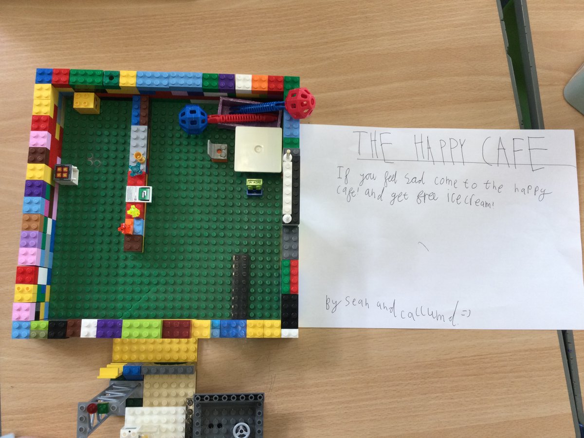Innerwickprim's tweet photo. P6/7 participated in the @comicrelief Lego challenge. We had some fantastic ideas to solve problems or to make someone happy. Ranging from litter picking boats, happy cafes and even more eco friendly cars! https://t.co/lo7JpBkp5M