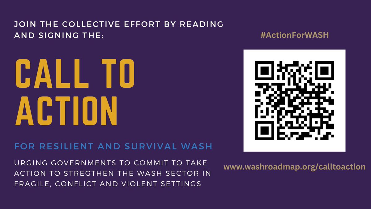 WeWorldGlobal's tweet photo. Ahead of the @UN_Water Conference, we have joined other organisations in signing the Resilient & Survival #WASH #CallToAction to strengthen Water, Sanitation & Hygiene (WASH) interventions in Fragile, Violent, and Conflict contexts.
@WASH_RoadMap
#ActionForWASH #UN23WC https://t.co/ESYtckhefj