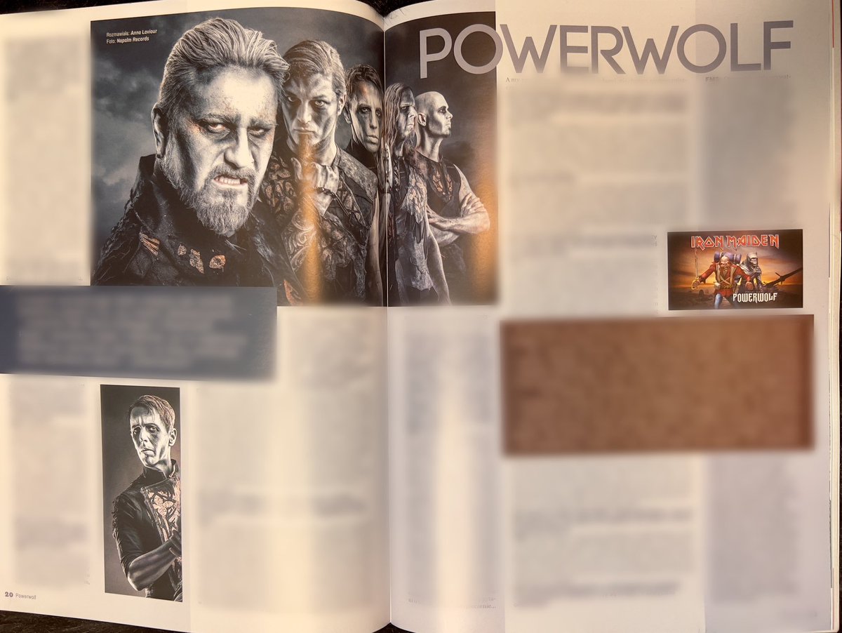 We talked about games, religion and more… Chat with @falkmariaschlegel <a href="/powerwolfband/">Powerwolf</a> avail in the latest #metalhammer PL issue! #powerwolf