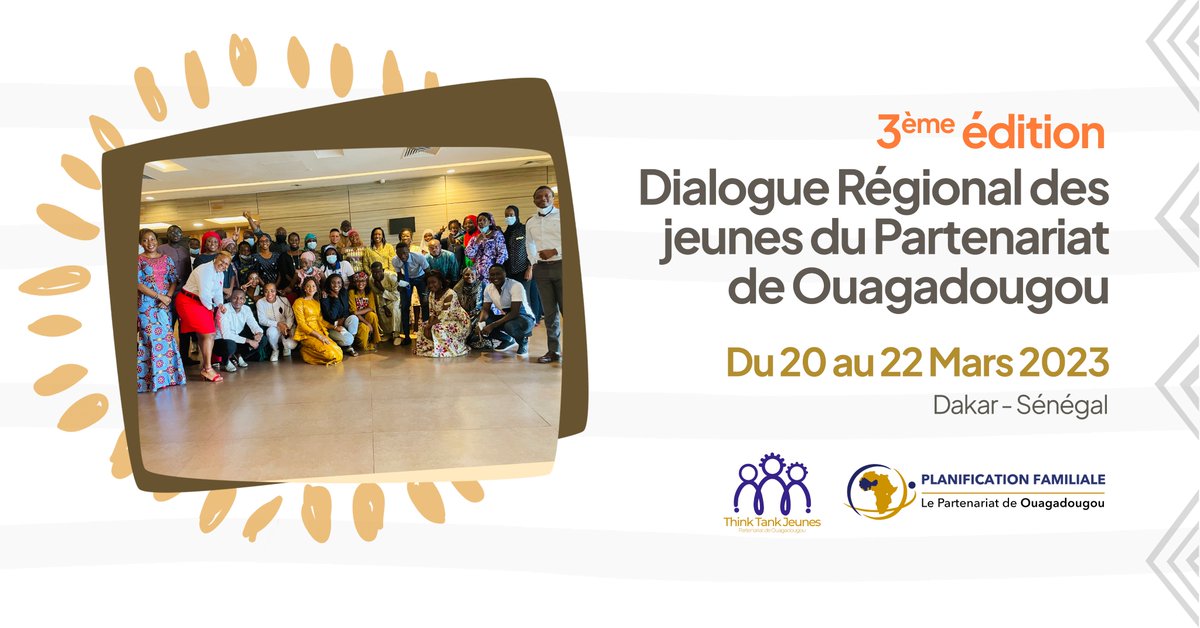 Partenariat de Ouaga (@pouagapf) on Twitter photo Le <a href="/POuagaPF/">Partenariat de Ouaga</a> donne une voix puissante aux jeunes dans la définition de son agenda et de ses priorités. Du 20-22 mars 2023 aura lieu la 3ème édition du Dialogue Régional des jeunes du PO autour du thème : Jeunes: repensons les DSSRAJ dans les pays du PO
#JeunesPO
#POYouthDialogue Le <a href="/POuagaPF/">Partenariat de Ouaga</a> donne une voix puissante aux jeunes dans la définition de son agenda et de ses priorités. Du 20-22 mars 2023 aura lieu la 3ème édition du Dialogue Régional des jeunes du PO autour du thème : Jeunes: repensons les DSSRAJ dans les pays du PO
#JeunesPO
#POYouthDialogue
