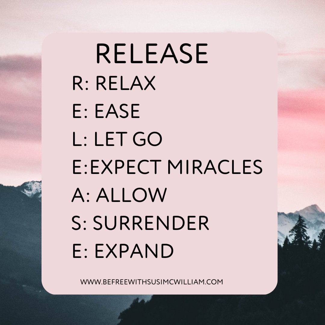 susimcwilly's tweet photo. Release, definition to escape confinement, to set free. 

I woke through the night with this word and breakdown of the letters in my head (know ethers a proper word for it but it escapes me). I'd had a jolly old week last week catching up with people, overcoming challenges and ge https://t.co/lpP42aNxE8