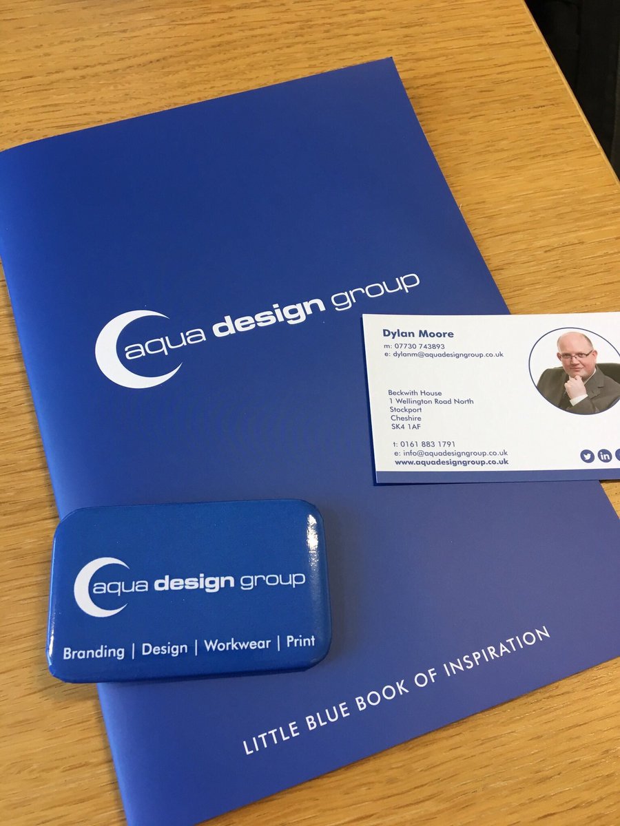 Are you looking for a variety of marketing for your #smallbusiness? Check out aquadesigngroup.co.uk for #businesscards, #brochures, #namebadges and more! :-) #MyHighStreet #Startup #Marketing #Inspiration #Stockport #NorthWest