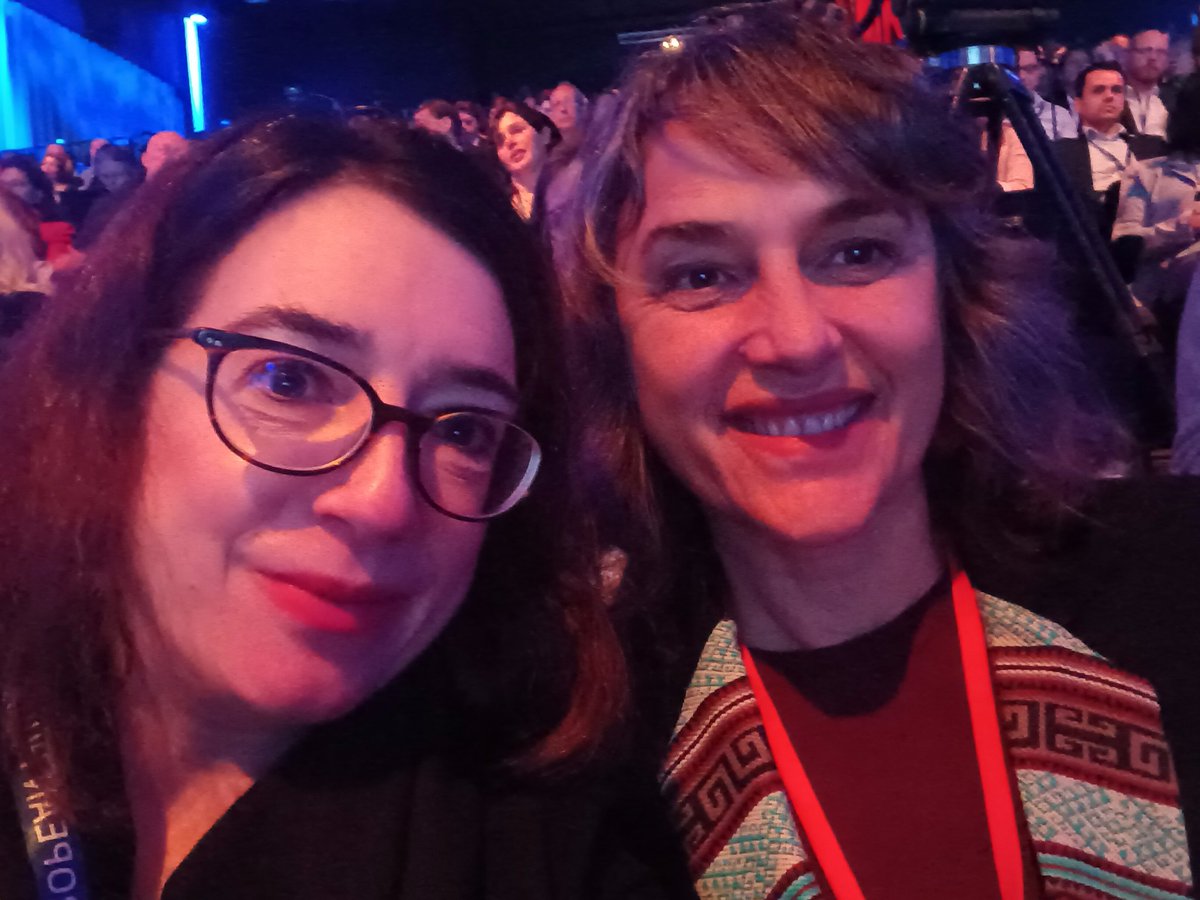 With <a href="/CAREGlobal/">CARE International</a> Secretary General <a href="/SofiaSprechmann/">Sofia Sprechmann Sineiro</a> at the opening of the #ehf2023 . So far, only white men have taken the podium. They show great commitment &amp; leadership, but it is shame our EU leadership is not more diverse.