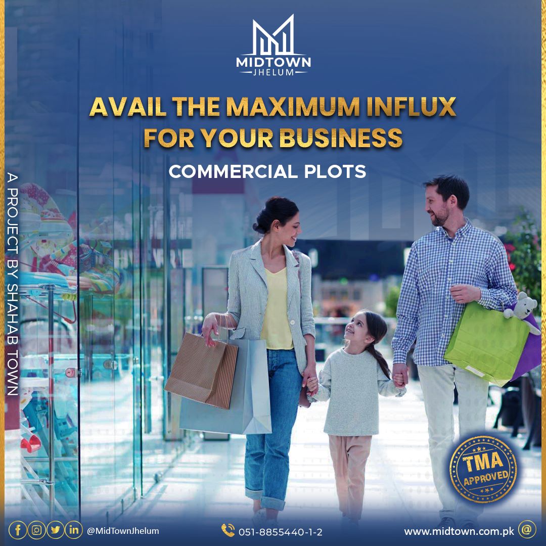 Avail The maximum Influx for your Business
Midtown Jhelum Commercial Plots.
Call: 051-8855440-1-2
Links: linktr.ee/midtownjhelum
#midtownjhelum #midtown #jhelum #business #businesscenter #commercialplots #Possession