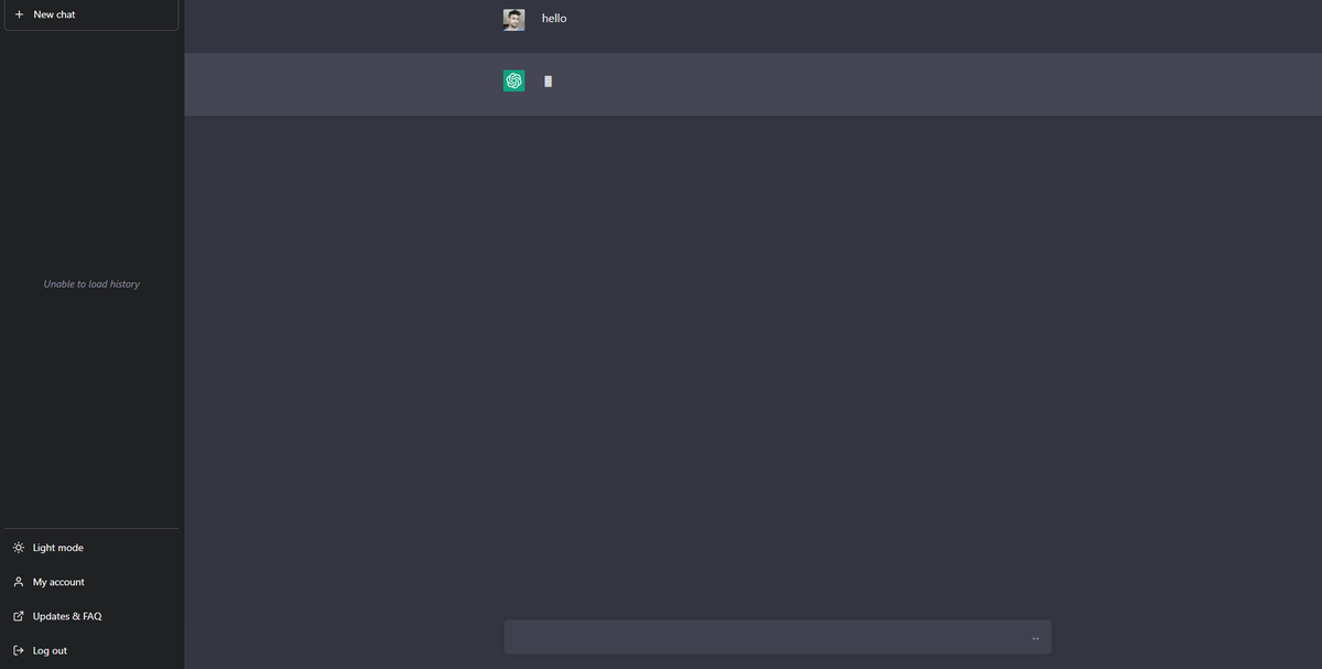 sid_rawat's tweet photo. I cannot access Chat GPT even though I am a  plus member. stuck on this screen for the last 10 mins. Am I the only one facing this issue? @OpenAI #ChatGPT #chatgpt4 https://t.co/lba9bpjTyz