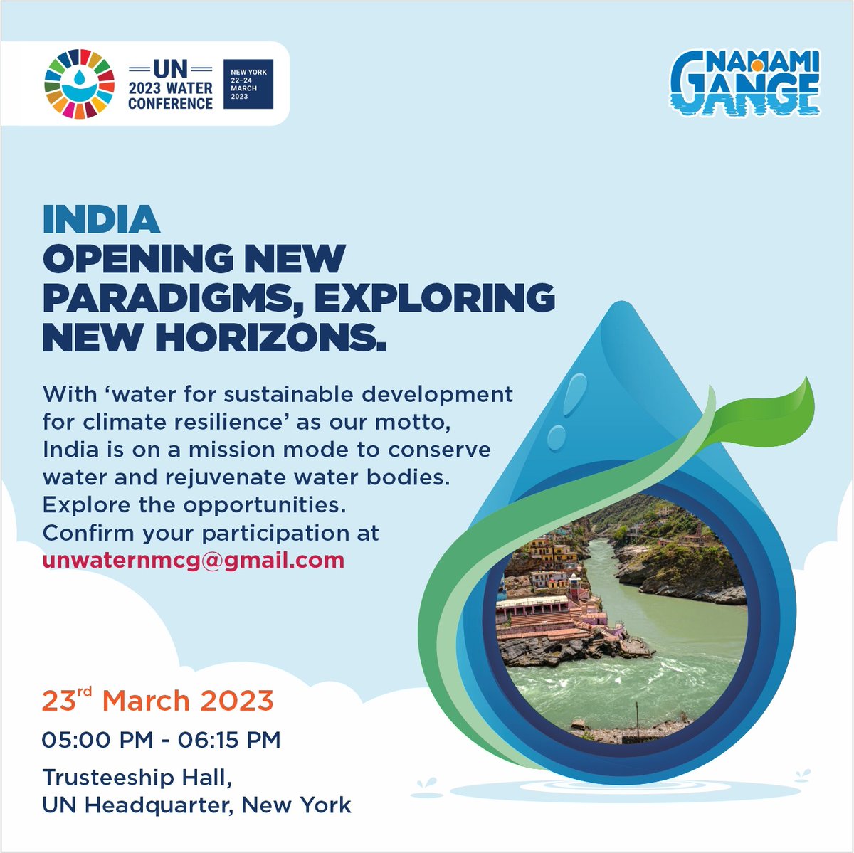 cleanganganmcg's tweet image. India&apos;s efforts to conserve its water resources and put climate first have opened myriads of opportunities in the water sector. Here is your chance to understand its dynamism. Come, and explore how you can make a difference.
#IndiaOpportunity #WaterAction #InvestIndia #G20India