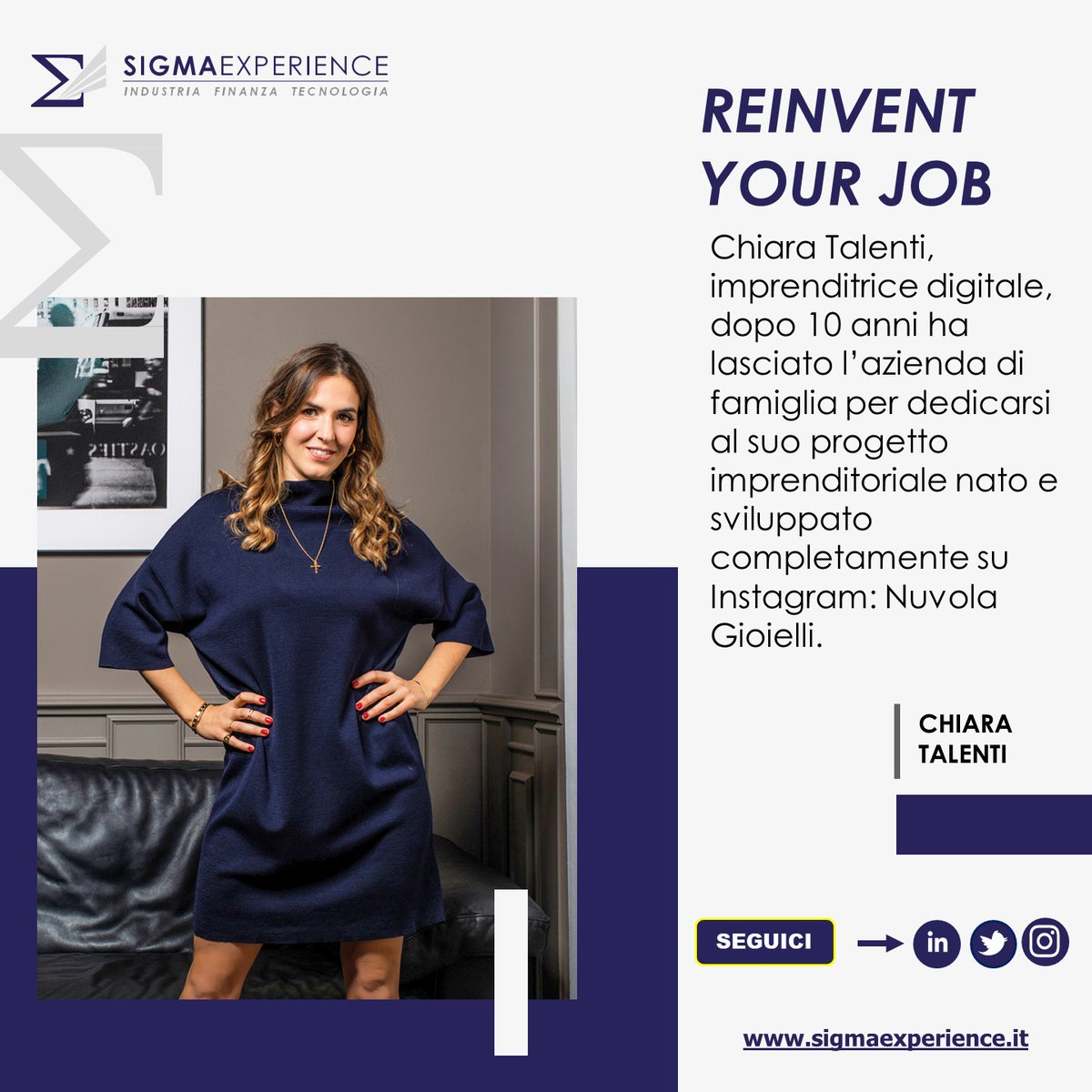 sigmaexperience's tweet photo. Inizia da una fiera dove trova casualmente un fornitore con uno stile di gioielli che le piaceva. Gli commissiona la realizzazione di un paio di pezzi e inizia ad indossarli.
#imprenditori #reinventarsi #job #social #gioielli #creazione #idea #novità #successo #sigmaexperience https://t.co/ik0cJr10VX