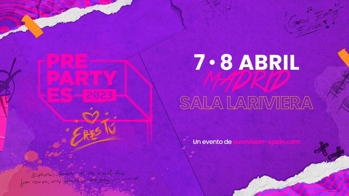 esc_play's tweet photo. 🎉⎮13 confirmados para Barcelona, 19 para Amsterdam, 24 para Varsovia, 34 para Madrid y 15 confirmados para Londres, hasta ahora. Es turno para el tour, es turno de #EuroParty.

#Eurovision · #ESC2023 · #UnitedByMusic https://t.co/BPQ9crNnHu