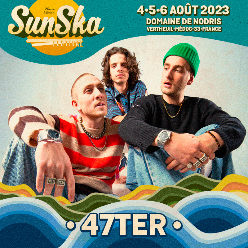 SunSkaFestival's tweet photo. Le jeune trio @off47ter viendra retourner la #côteouest le dimanche 6 août au #SunSka ! 🌊
Leurs créations mêlent #rap et chant, autodérision et #punchlines, et mélodies faites pour être reprises par la foule.
🔥 3 jours de #fête & de #musique → https://t.co/5IUNLHbXlQ https://t.co/ApqdaZ3pKh