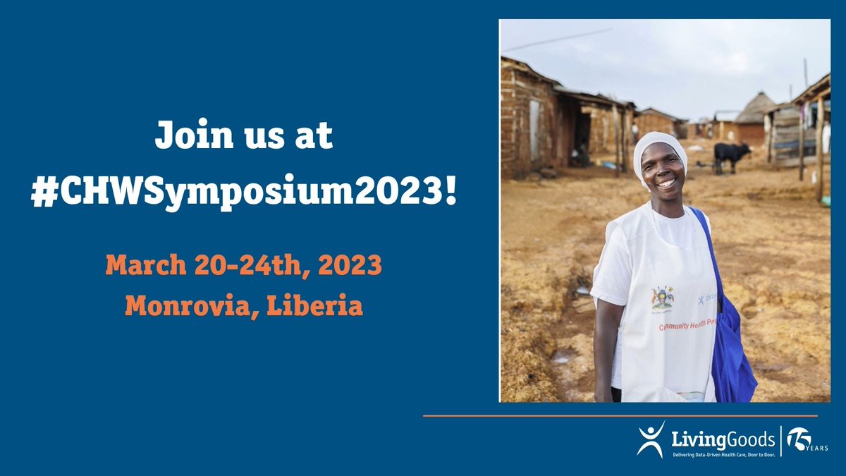 Living_Goods's tweet photo. During this weekβs International Community Health Workforce Symposium (@chw2023liberia), we call on all participants to make commitments to:
π° #payCHWs
β#countCHWs
π·#protectCHWs
π€π½#supportCHWs
π#supplyCHWs https://t.co/6j4RVcSB92