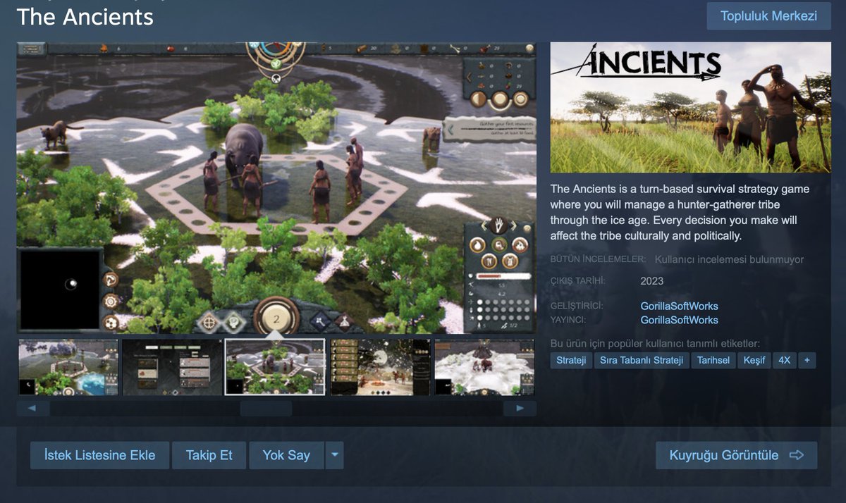 Yerli yapımlar arasında alışılmışın dışına çıkan The Ancients, içerisinde hayatta kalma temasını da barındıran bir sıra tabanlı strateji oyunu 🗿

Biz de oyunun oynanabilir bir sürümünü deneyimledik ve büyük potansiyelini gördük 🎨

Ön incelememiz hemen aşağıda 👇
