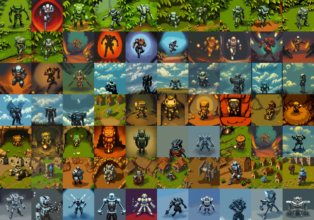 lukaszkups's tweet image. Monday is an ai-generated moodboard sharing time! (this piece has been made with #retrodiffusion) 

#indiedev