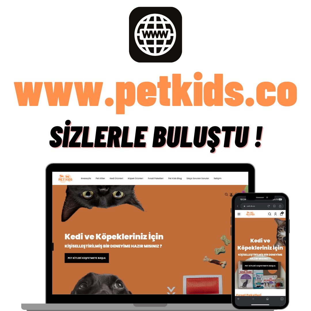 Pet Kids Web Sitesi Yayında! 🎉

Pet Kids kişiselleştirilmiş online petshop deneyimi ile petkids.co’da sizlerle !! 😻

Açılışa özel fiyatlardan faydalanmak ve bu benzersiz deneyimi keşfetmek için profilinizdeki linke tıklamanız yeterli ! 🥳

#petkids #petshop