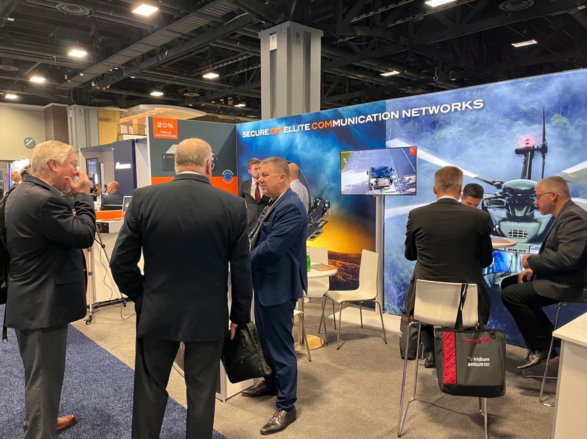 NDSATCOM's tweet photo. #ThankYou for making SATELLITE Conference &amp; Exhibition 2023 such a great event for us!
 
If you have any additional questions or would like to learn more about how you can benefit from our solutions, please do not hesitate to contact us at info@ndsatcom.com. 

#ndsatcom https://t.co/Iu6UI37EV2