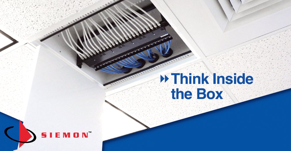 lnkd.in/gcx84jHN
Ideal for deployments in air handling spaces, #Siemon’s plenum-rated #zonecabling enclosures work in conjunction with Siemon’s plenum-rated cabling, as well as the Z-PLUG™ #FieldTerminated Plug.

#smartbuildings #structuredcabling #itinfrastructure
