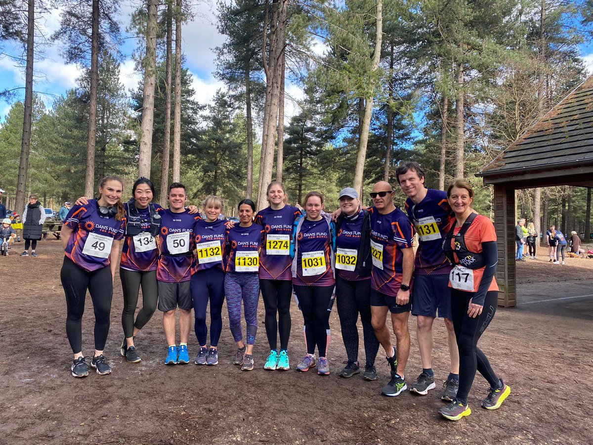 Yesterday, the #plodsquad from <a href="/BurnsUnitNCH/">BurnsUnitNCH</a> <a href="/TeamCAS3/">#TeamCAS</a> @TeamNUH ran the half marathon and 10km races at Sherwood Pines. So far we’ve raised £2110 for the amazing <a href="/DansFund4Burns/">Dan's Fund For Burns</a> 🤩