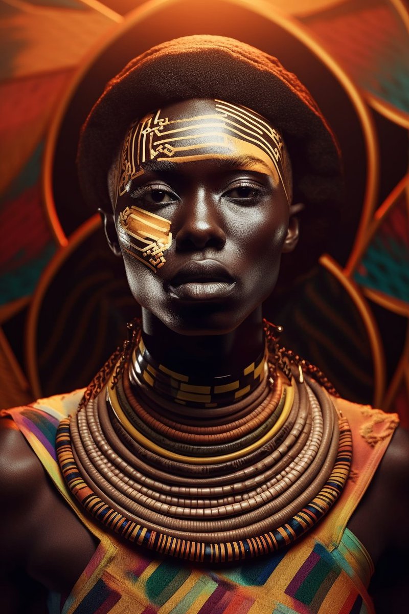 shemobara's tweet image. Afro-Delia.
Set 1.
#exploringai with Obara.