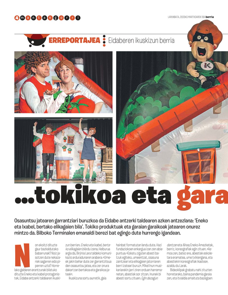 euskolabel's tweet photo. Bertako elikagaia zaindu eta kontsumitu. Eusko Label😍
Eneko eta Ixabel antzezlanaren inguruko erreportaia @berria-n.

#bertakoelikagaiak #euskolabel #kalitatea https://t.co/aV2olTOM9y