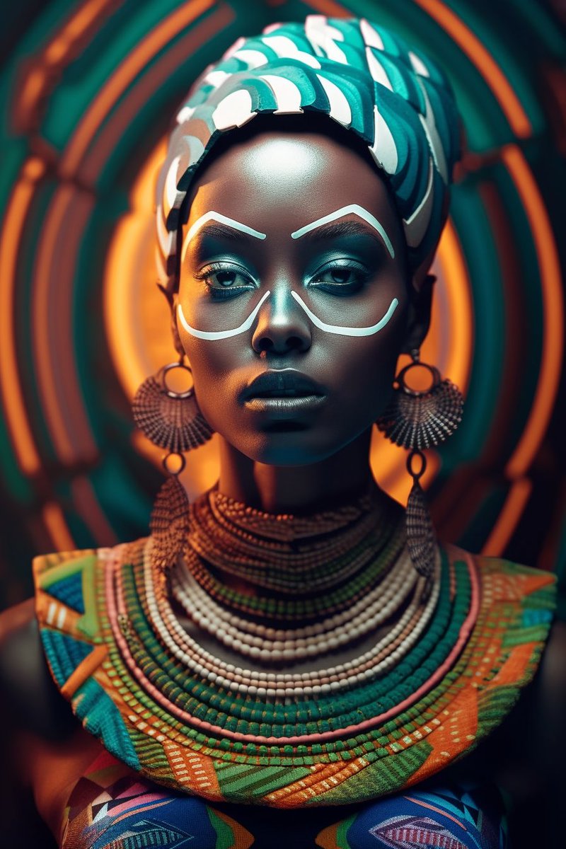 shemobara's tweet image. Afro-Delia.
Set 1.
#exploringai with Obara.