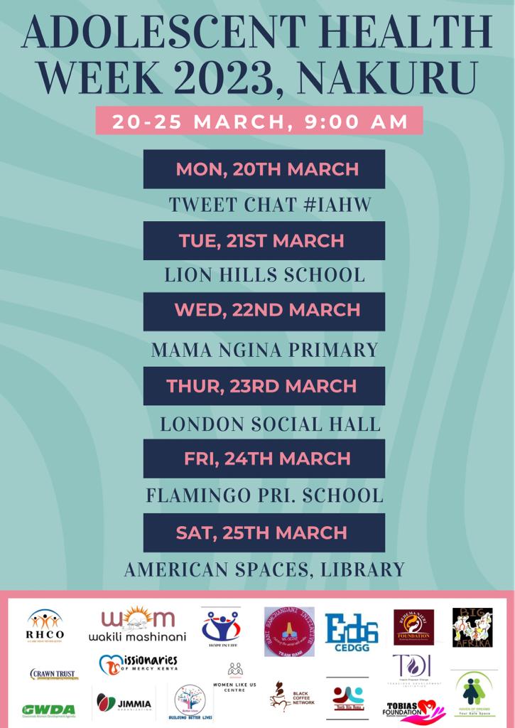 ReproductiveH15's tweet photo. With and For Adolescents: Building a Healthier and More Inclusive Future. Adolescence is the phase of life between childhood and adulthood, from ages 10 to 19. #IAHW #adolescentsrightarehumanrights @KELINKenya @cedgg_2001 @LunaloMartin1 @FHOKenya #EACpamoja4SRHR #HonBrianMulama https://t.co/QgXazDlBdE