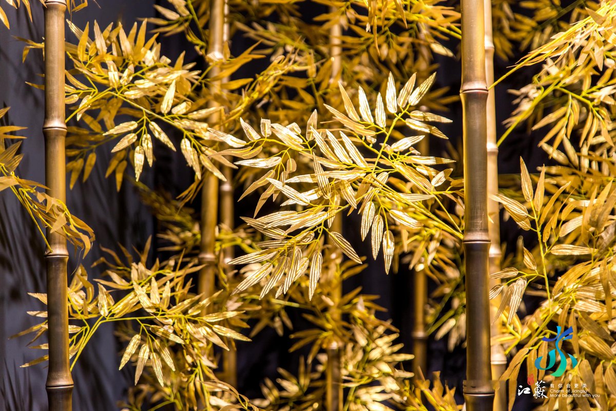 VisitJiangsu's tweet photo. #CultureJS A Copper Art Exhibition by artist Zhu Bingren is taking place at the China Grand Canal Museum in Yangzhou. Come and see the many copper creations flowing from the artist's imagination. #ArtCulture https://t.co/HA4PogtwKL