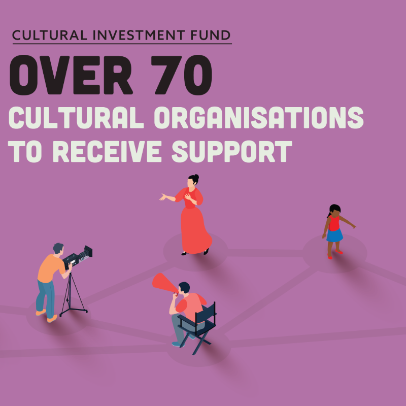 DCMS's tweet photo. The latest round of the Cultural Investment Fund is here!
Over 70 cultural organisations across England will share a ยฃ60m investment to improve access to arts and support local economic growth through culture