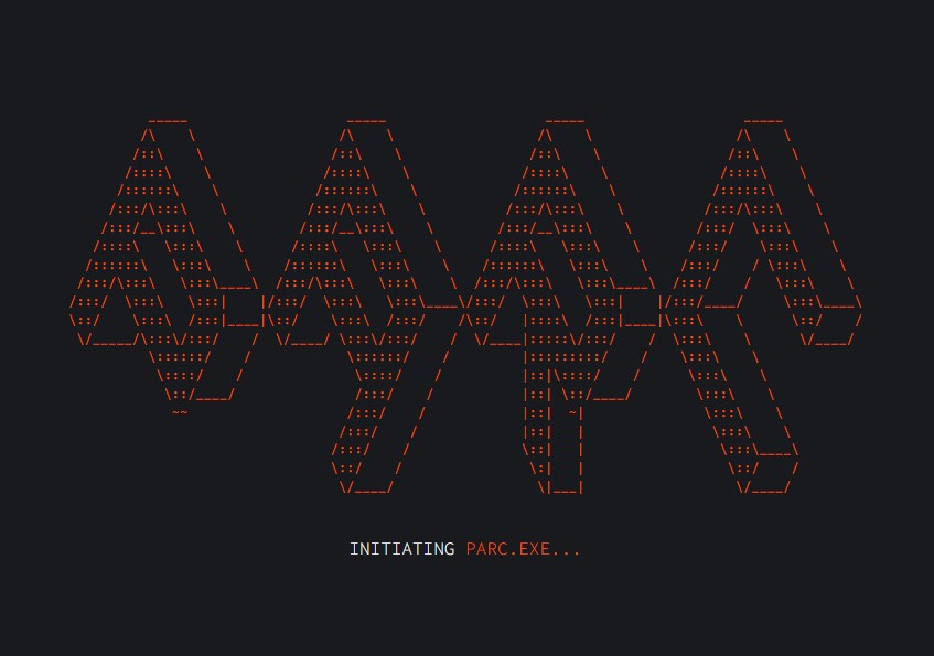 Initiating PARC.EXE . . .