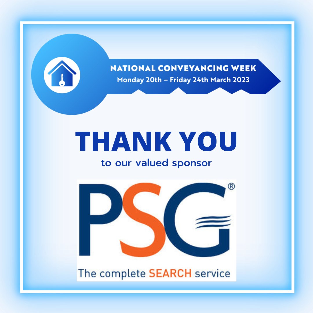 National Conveyancing Week is proudly supported by <a href="/PSGCornwall/">PSG Cornwall</a>   
Thank you for your support!
Find out more on psgconnect.co.uk
#nationalconveyancingweek #conveyancing #event #NatConveyWk2023 #PSG