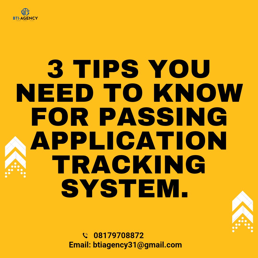 BTI_AGENCY's tweet photo. Did you know that 68% of job applications are rejected before they are seen by the human eye?
These tips could help you conquer the ATS (application tracking system).
#resumetips #jobsearch #careertips #jobhunt #jobseekers #careeradvice #jobinterview #resume #jobopening #jobseeke https://t.co/T5wwFOavWP