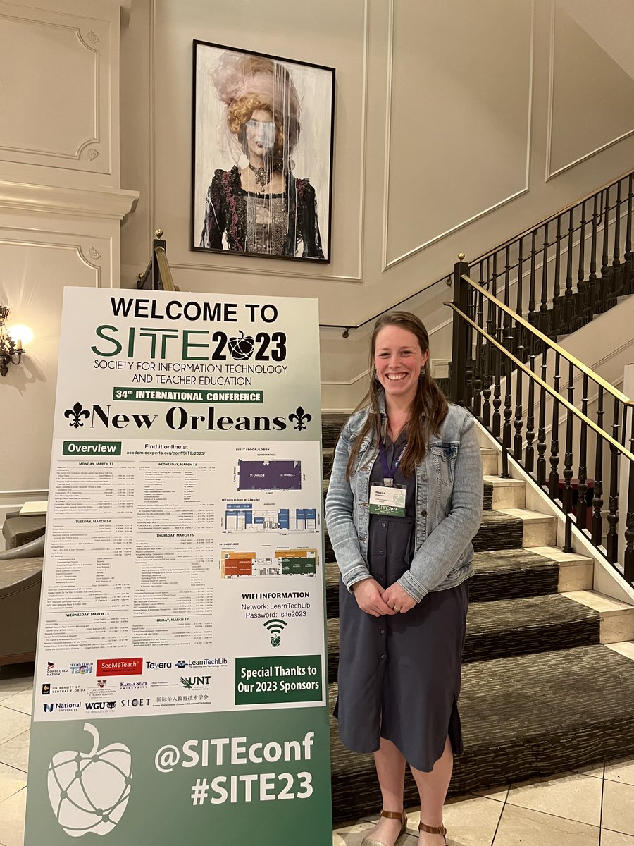 MaaikeGrammens's tweet image. Back from a wonderful trip to New Orleans, where I attended #SITE23. Thanks @BCabbeke @BrianzaEliana @sebastien_pabst and many others for the great company, interesting talks and presentations! Thanks @dteachtraining for this opportunity!
#elearning #lifelonglearning #research