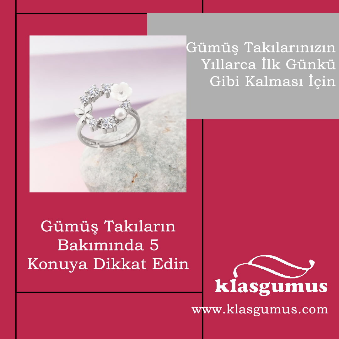 Gümüş takılarınızın yıllarca ilk günkü gibi kalması için yapmanız gerekenler, Blog Bölümümüzde..
bit.ly/3LEQelk
Oldukça narin ve gösterişli aksesuar çeşidi olmaları sebebiyle, gümüş takıların bakımı önemlidir. 
klasgumus.com
#gümüşbakımı #klasgumus #takımarkası