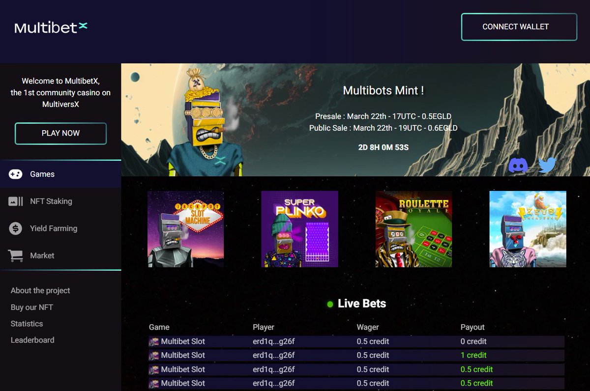 MultibetX | 3 EGLD JACKPOT tweet media