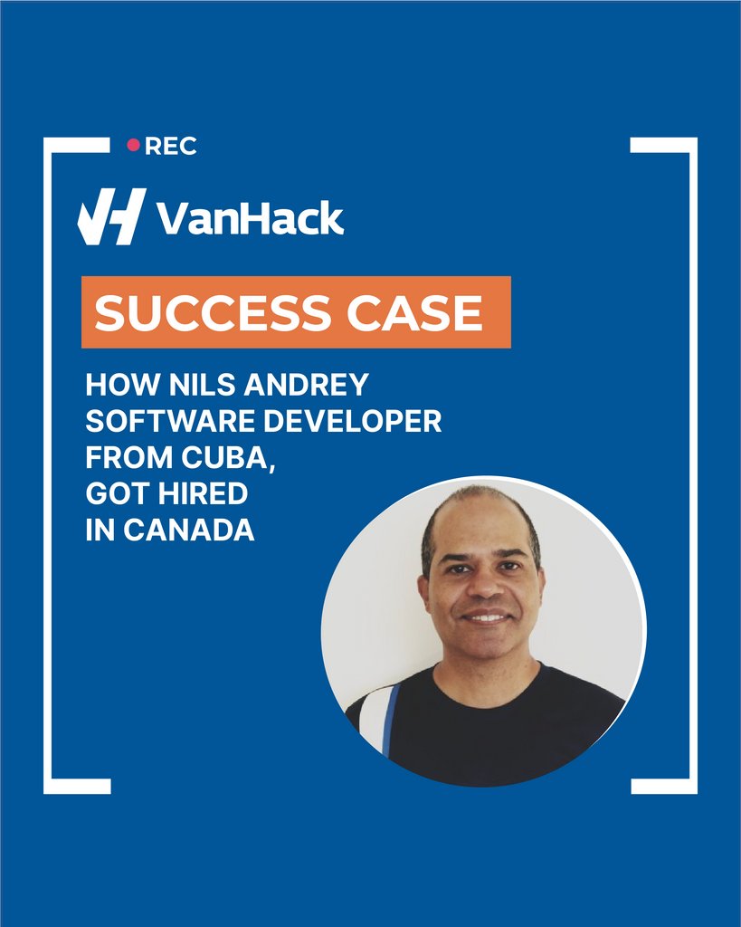 GoVanHack's tweet image. Join us on our YouTube channel today to discover how VanHack helped Nils secure his dream job in Canada and kickstart his international journey. 

Don't miss out on this opportunity to learn from the best :)
bit.ly/NilsSuccessCase

#VanHack #SuccessCase #WeHackTogether