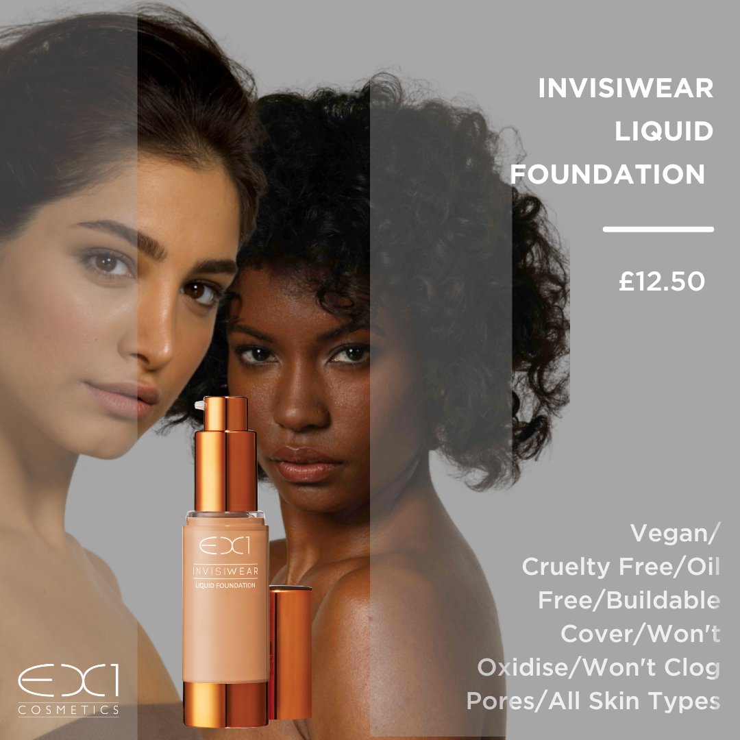 EX1Cosmetics's tweet photo. Join Hollywood's hottest A-Listers and supermodels in their beauty secrets, and let your inner star shine bright 🌟 
Available in 16 shades @superdrug @ex1cosmetics

#EX1Cosmetics #InvisiwearFoundation #PerfectMatch #RunwayReady https://t.co/YyTZ6ZOdPr