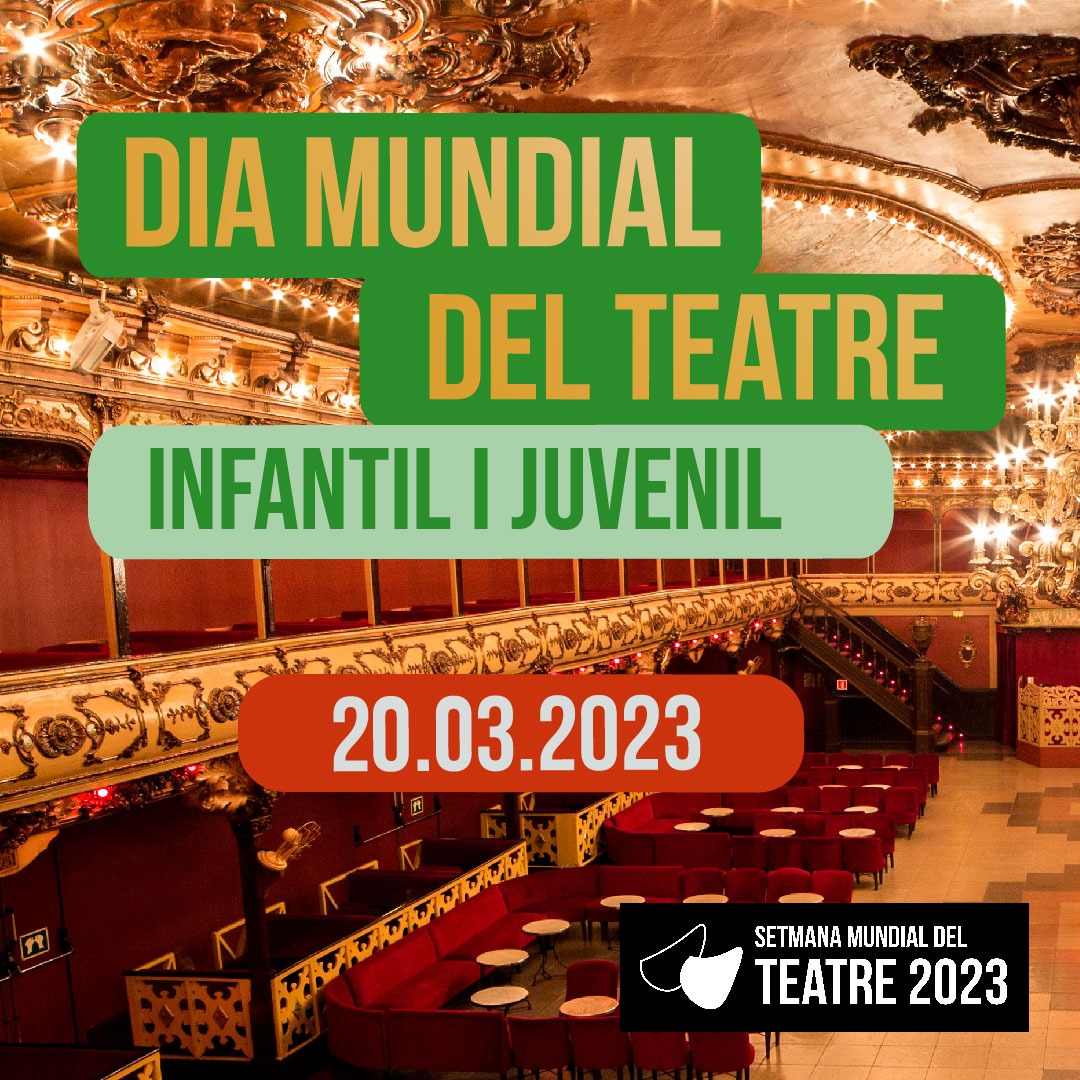 Avui celebrem el Dia Mundial del #Teatre Infantil i Juvenil. Teatre que "valora els nens, les nenes i els joves com a públic exigent, participants i contribuents a la cultura, amb dret a experimentar les arts i la llibertat d'expressió"
Sue Giles Presidenta <a href="/ASSITEJ/">ASSITEJ</a> Internacional