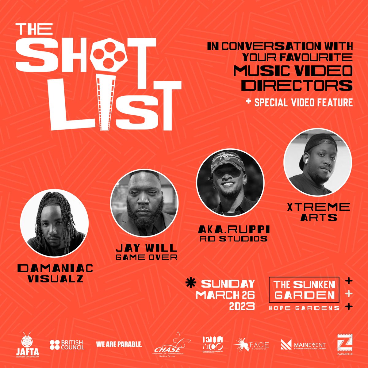 The faces behind our favourite music videos join us for a special music video screening &amp; panel discussion at #TheShotList