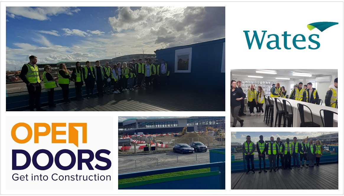 A glorious day as the @WatesGroup team hosted a presentation and tour as part of @OpenDoors23 to showcase the construction progress of the Envision AESC UK site in Sunderland.  

#OpenDoors23
#LoveConstruction
#CreatingTomorrowTogether