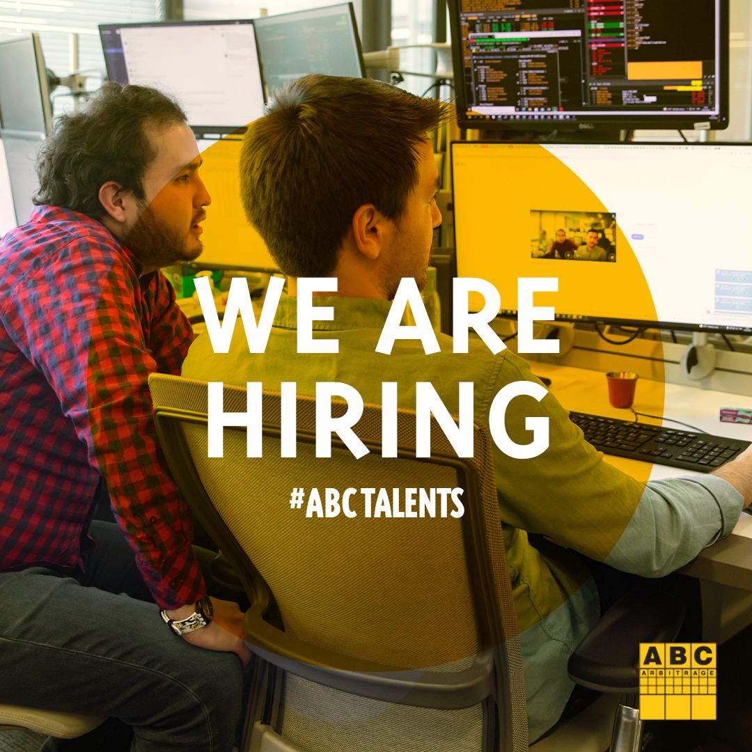 🚀Are you ready to take your career to the next level?We’re hiring our future Senior Quant Trader in Paris (on site or hybrid)
👉 bit.ly/JoinABCArbitra…

#hiring #team #career #quanttrader
