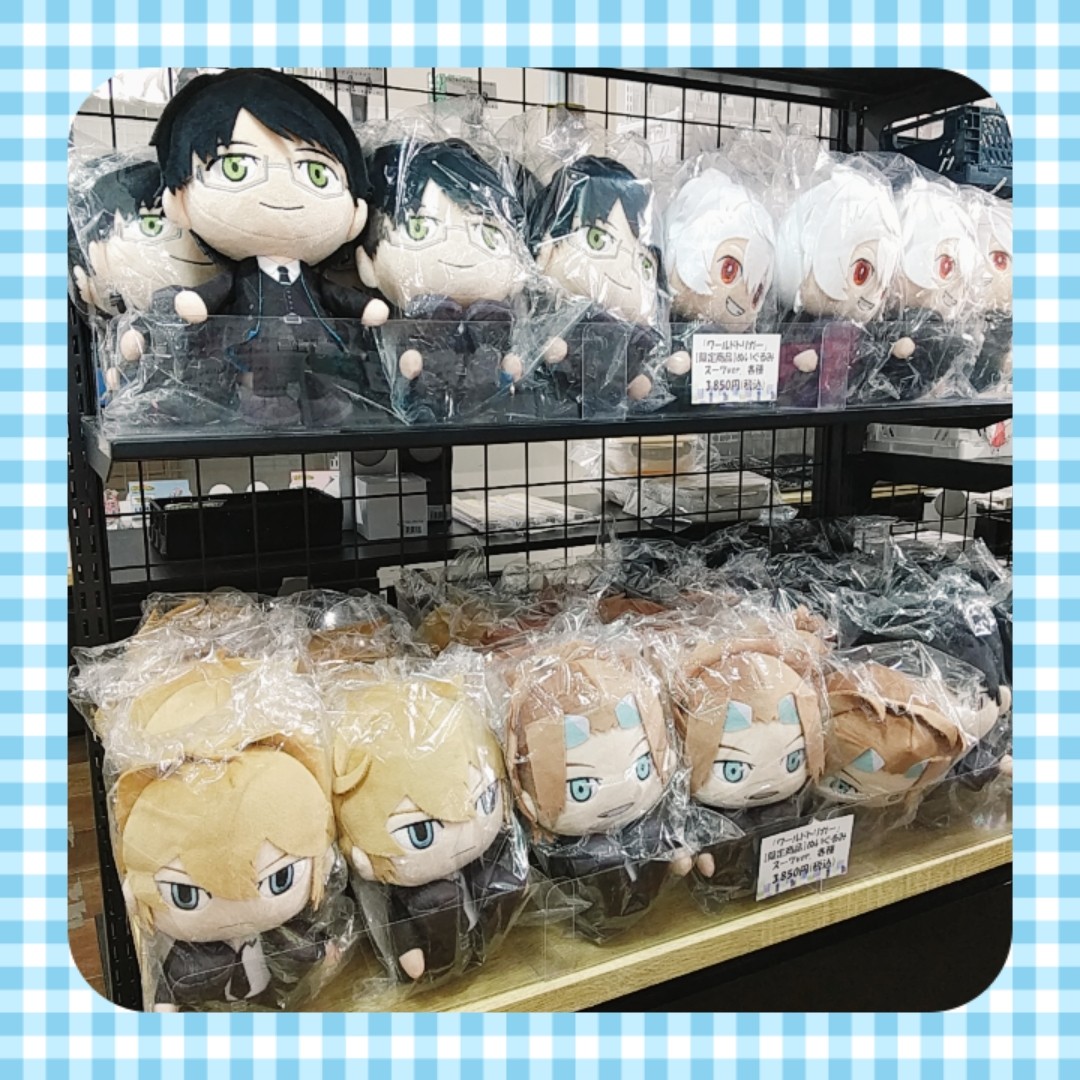 💠「ワールドトリガー」💠 ぬいぐるみ 各3,850円(税込) ・空閑遊真