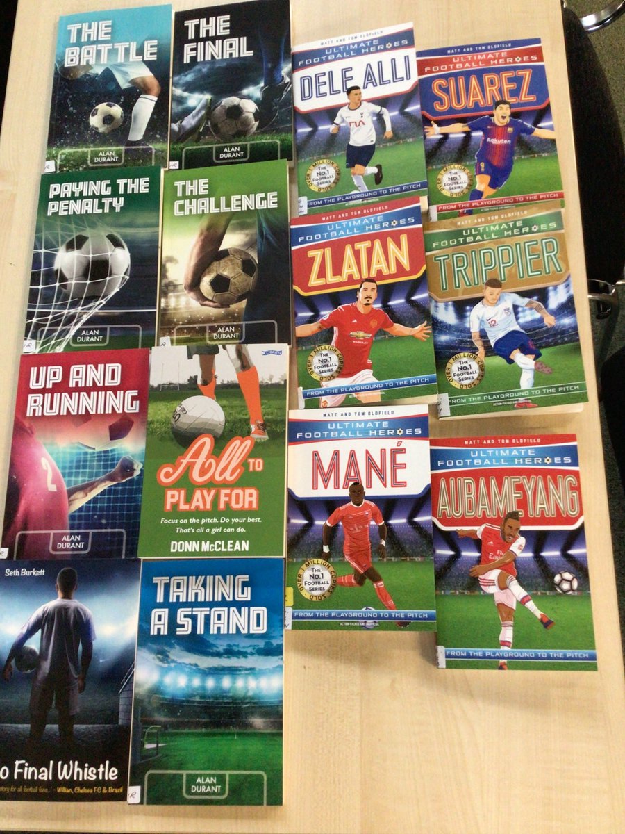 New books you can borrow from the library. Football fans will be pleased - @UFHbooks are so popular. @ZillahBethell @BooksandChokers @ZanaFraillon @coryanderwrites @WelshDragonParr @Triona_Campbell @FansofJWilson Some of these will be nominated for our local book award. 
@theDCBA