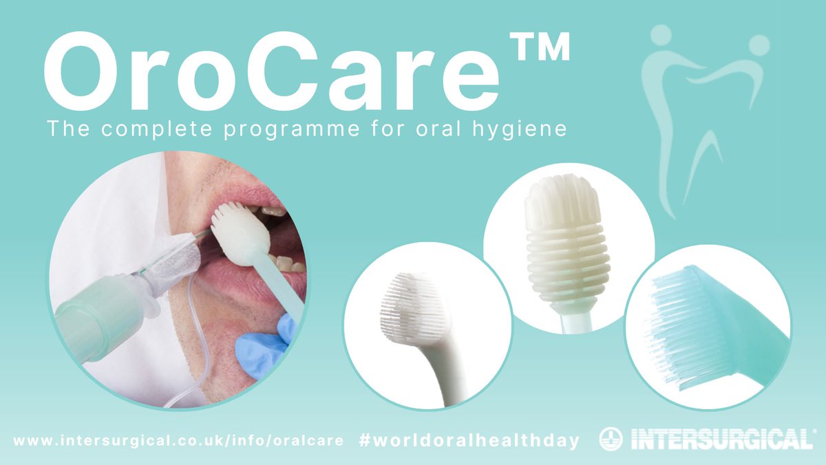 intersurgical's tweet photo. #WorldOralHealthDay 2023 โ championing better #oralhealth for all.
View our OroCareโข range at the upcoming #ISICEM23 event this week!
Visit our dedicated website landing page to find out more: https://t.co/vjnUZMFhVX
#mouthcarematters #VAPprevention https://t.co/d4E7Vx2O8C