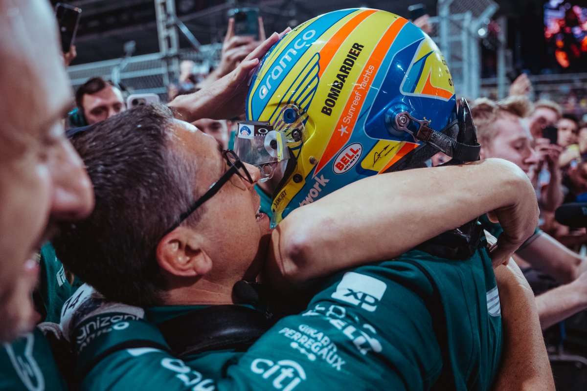 AstonMartinF1's tweet photo. This is what it means. 💚

#SaudiArabianGP https://t.co/MECFzJvIg7