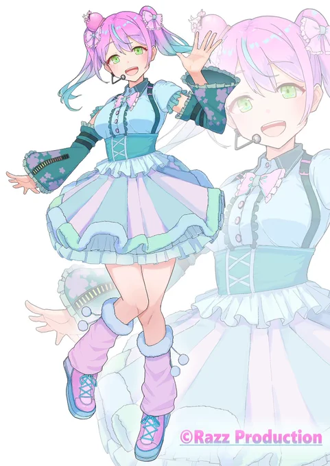 【お知らせ】Razzプロダクション所属、桜雫らいむさん( )のお姿を担当させていただきました!IRIAMアプリにて、3/22にデビュー&amp;初配信予定です。どうぞよろしくお願いします! 
